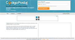 Desktop Screenshot of codigopostal.org
